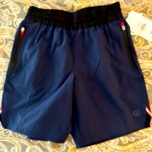 Wilson boys navy performance shorts